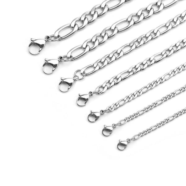 Figaro halsband i Stål som håller färgen livet ut!