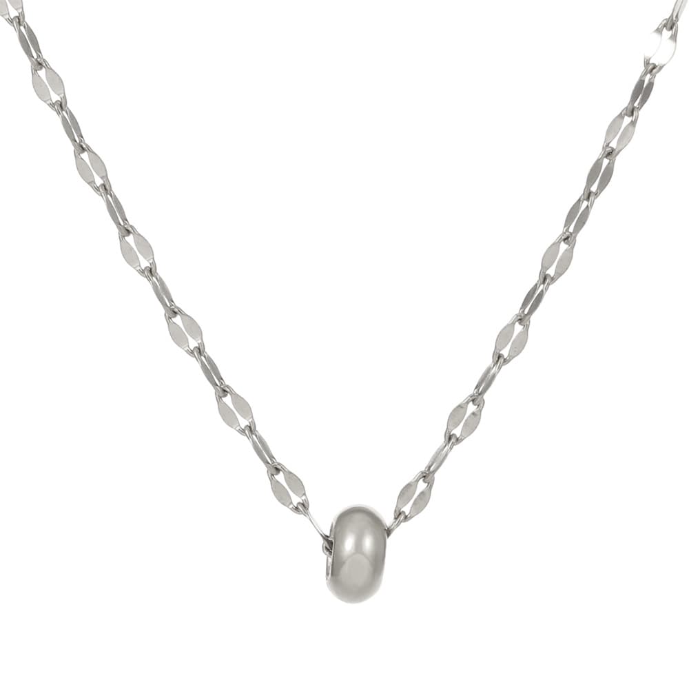 Nyckelbenskedja Halsband för kvinnor Silver 45x5 cm