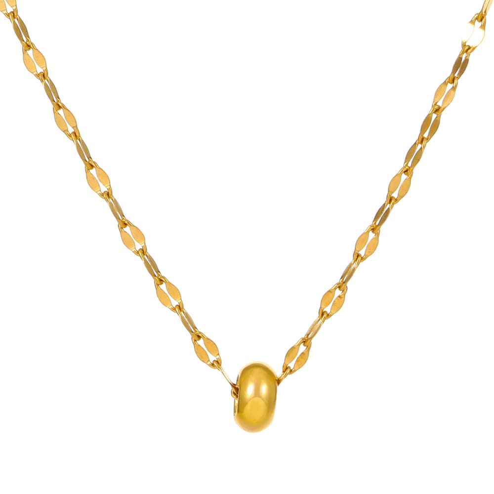 Nyckelbenskedja Halsband för kvinnor Guld 45x5 cm