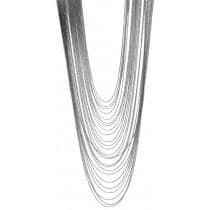 Långt Silver Halsband/Ankarkedja - 25 st Kedjor i Olika Längder