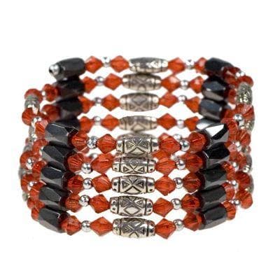 Unikt Magnet Halsband /Armband / Vristlänk - Lång Kedja - Röd