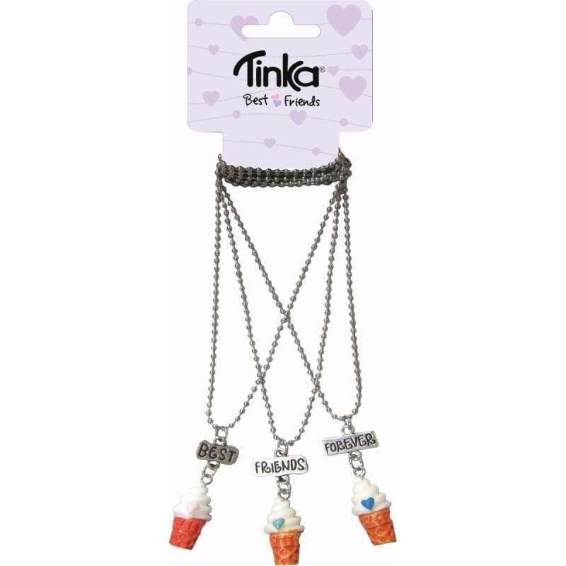 Bff Halsband med Glass 3 st - Tinka Best Friends