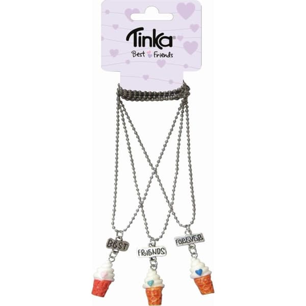Bff Halsband med Glass 3 st - Tinka Best Friends