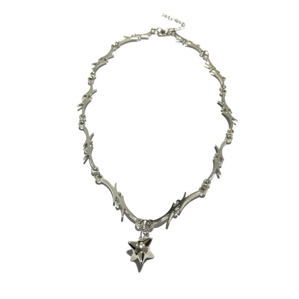 Thorn Halsband Silver