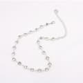 Miniatyrbild 3 av 5: Silver Halsband / Choker - Kedja & Glittrande Rhinestones/Strass