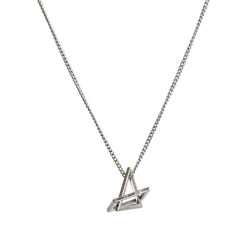 Hemmagjord geometrisk triangel fyrkantig halsband