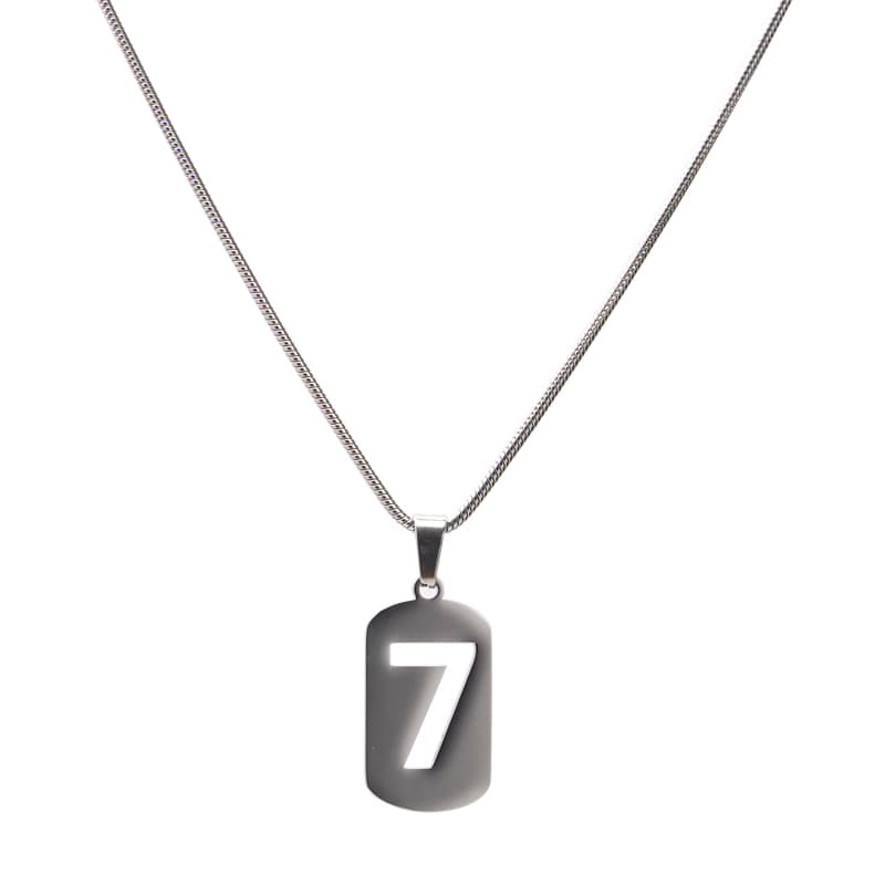 Lucky Number 7 Shape Halsband