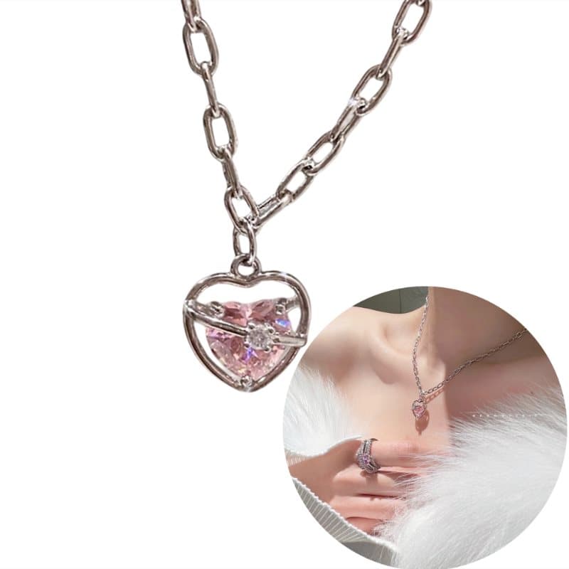 Hjärta halsband Silver