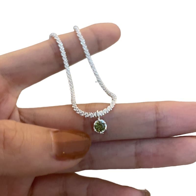 Bling halsband Silver