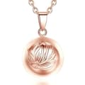 Miniatyrbild 1 av 2: Koppar Lotus Flower Graviditet Bola Halsband