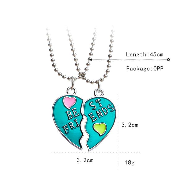 INF Best Friends Halsband 2-pack Grön