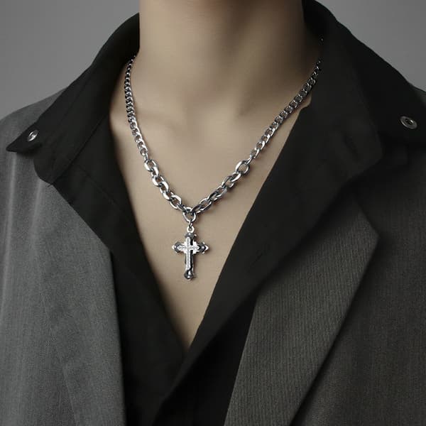 INF Kors halsband Silver