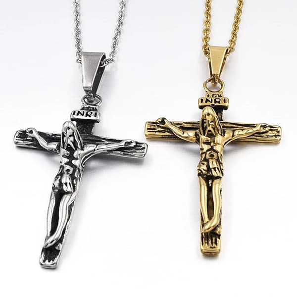 Stilrent Jesus Kors HÖG KVALITET Halsband