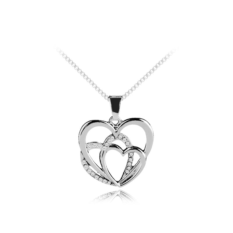 Hjärta halsband Silver