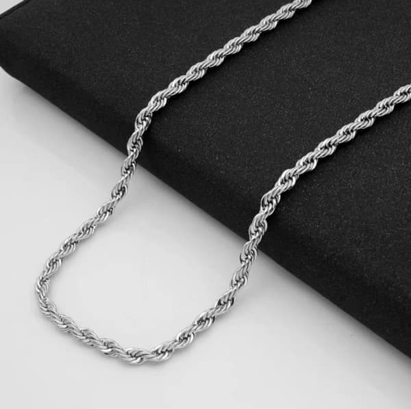 Cordell Länk halsband i stål som håller färgen livet ut