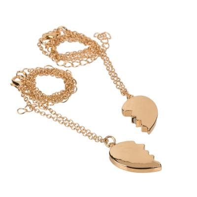Magnetiskt hjärta halsband / Två delar halsband