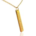 Miniatyrbild 3 av 3: Halsband med woman life freedom text på persiska 2 sidor