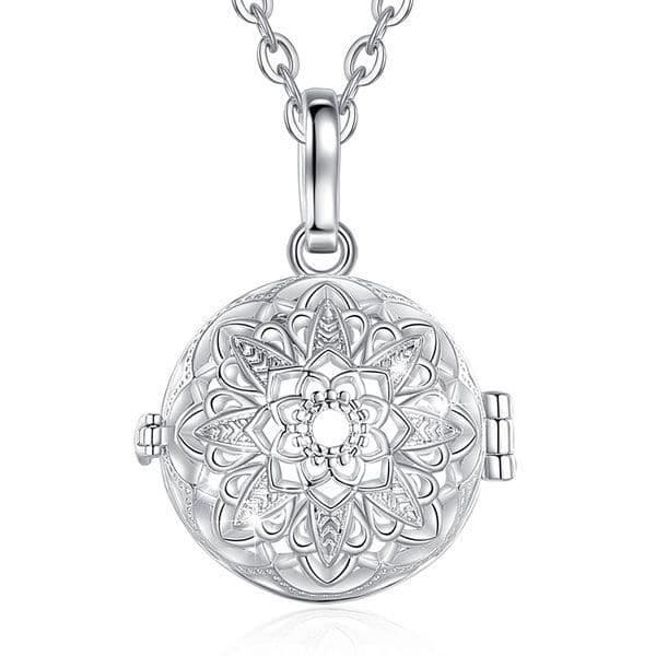 Rosa boll Starry Flower Cage Graviditet Bola halsband