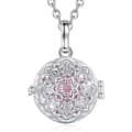 Miniatyrbild 1 av 2: Rosa boll Starry Flower Cage Graviditet Bola halsband