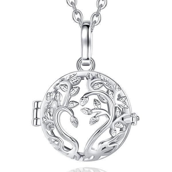 Graviditet bola halsband tree of life bur lila boll