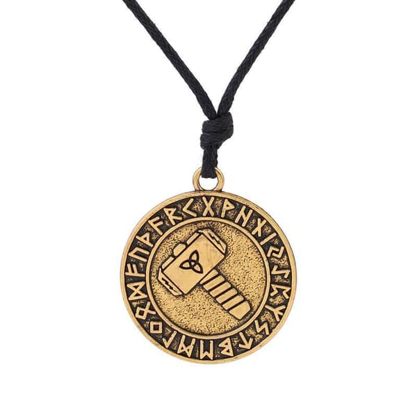 Thor's Hammer viking / gotisk amulet vedhæng halskæde