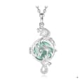 Miniatyrbild 1 av 2: Graviditet Bola bur Dragon Flower Green Ball Halsband