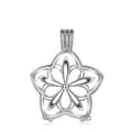 Miniatyrbild 3 av 3: White Ball Starry Flower Graviditet Bola Halsband