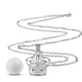 Miniatyrbild 2 av 3: White Ball Starry Flower Graviditet Bola Halsband