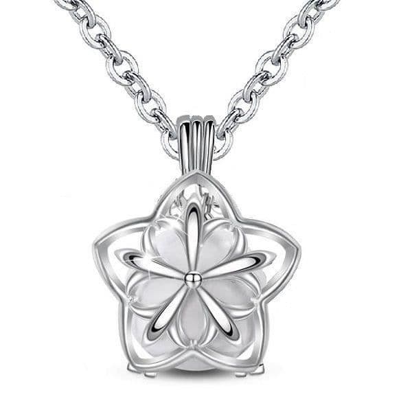 White Ball Starry Flower Graviditet Bola Halsband