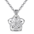 Miniatyrbild 1 av 3: White Ball Starry Flower Graviditet Bola Halsband