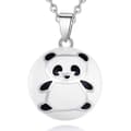 Miniatyrbild 1 av 3: Silver Panda Gravid Bola Halsband