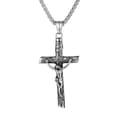 Miniatyrbild 2 av 9: Exklusivt Halsband medJesusKors (Rostfritt Stål)