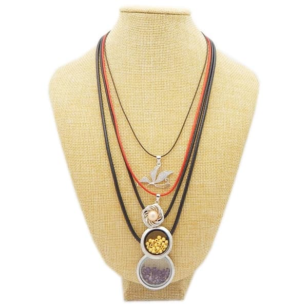 Elegant PU-Läder Halsband i slimmad design