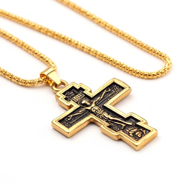 Exklusivt Stilrent Jesus Kors Halsband