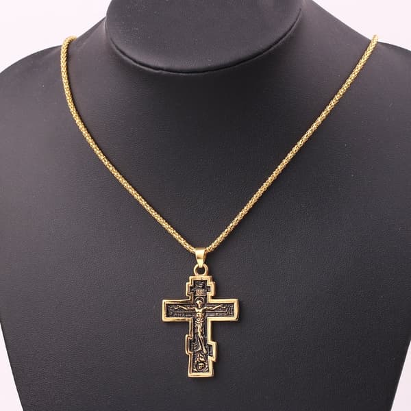Exklusivt Stilrent Jesus Kors Halsband