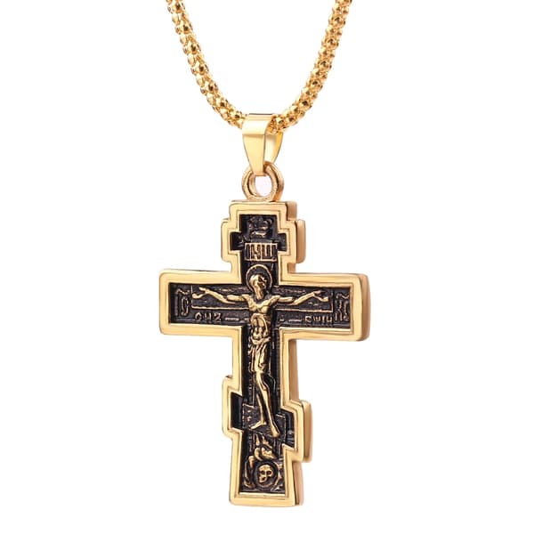 Exklusivt Stilrent Jesus Kors Halsband