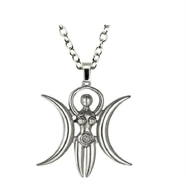 Necklace - Triple Moon - Goddess