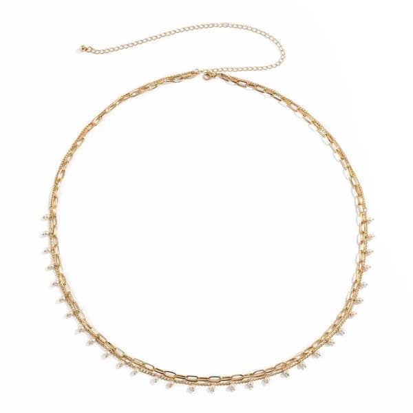 Kroppskedja Kroppssmycke Magkedja Midjekedja - Body Chain - Guld