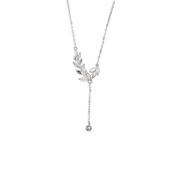 Ears of Wheat Halsband Tofs Silver