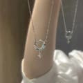 Miniatyrbild 3 av 4: Star Moon hänge halsband Silver