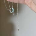 Miniatyrbild 4 av 4: Star Moon hänge halsband Silver
