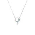 Miniatyrbild 1 av 4: Star Moon hänge halsband Silver