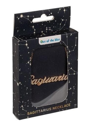 Guld Halsband med Stjärntecken: Skytten = Sagittarius
