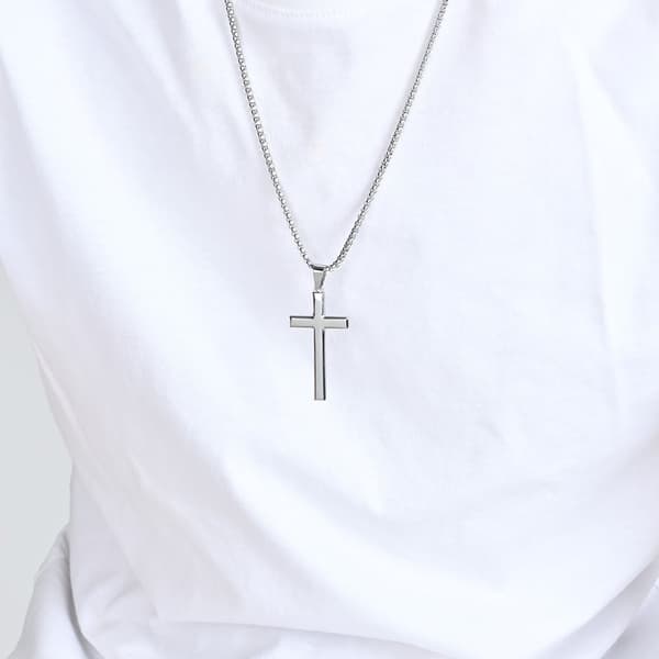 INF Korshalsband Rostfritt Stål - 60 cm Silver