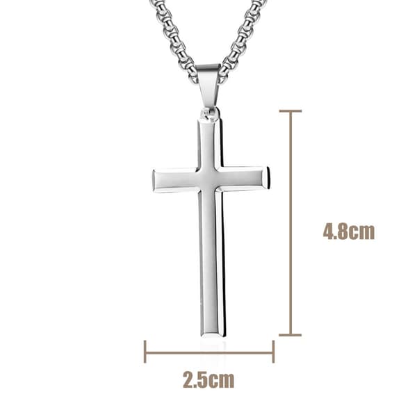 INF Korshalsband Rostfritt Stål - 60 cm Silver