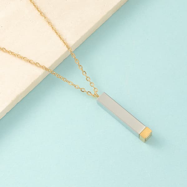 Vertikalt barhängshalsband – cool enkel design