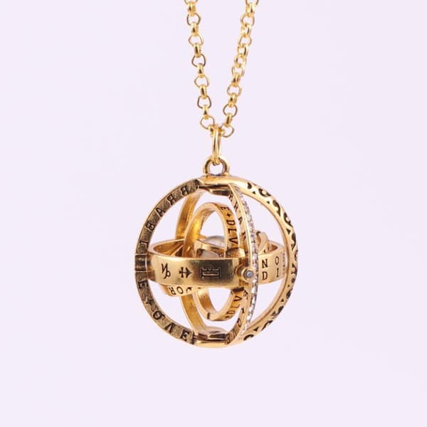 Roterande astronomiskt projektionshalsband – I Love You-halsband 100 språk