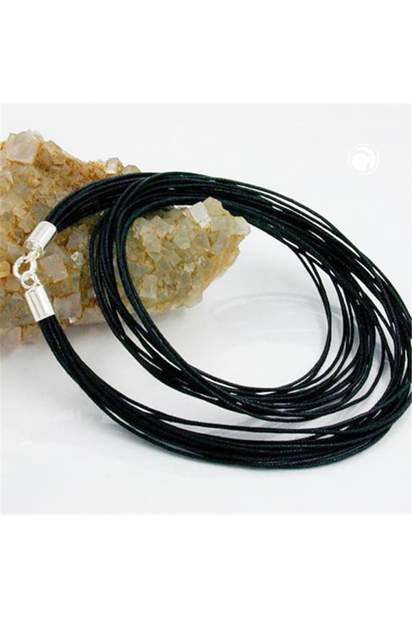 Necklace 46cm Cord Clasp In Silver 925 - GL92963