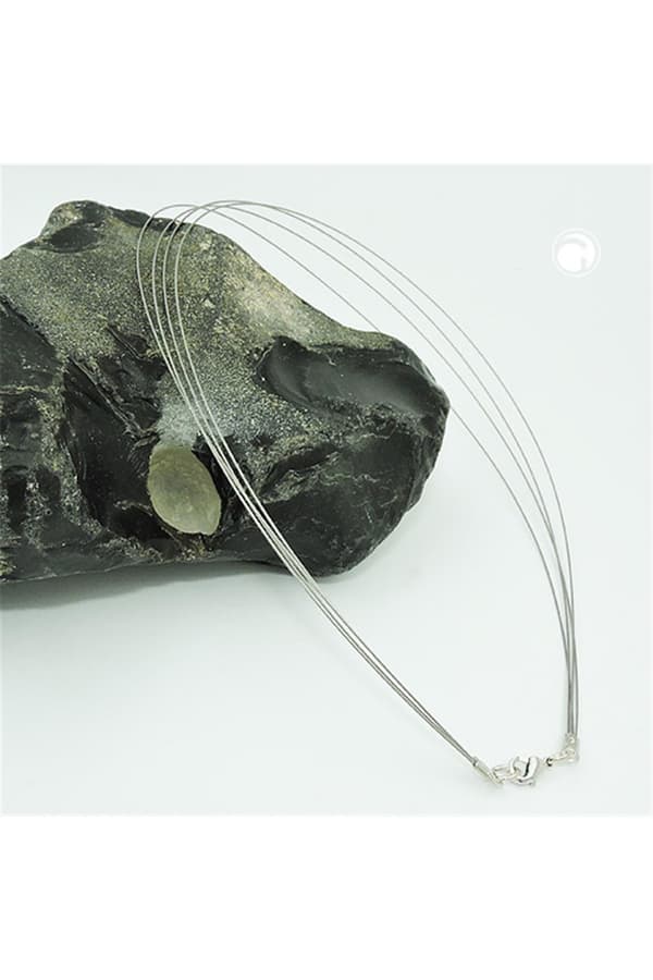 Necklace 4x Coated Steel Wire 40cm - GL02446