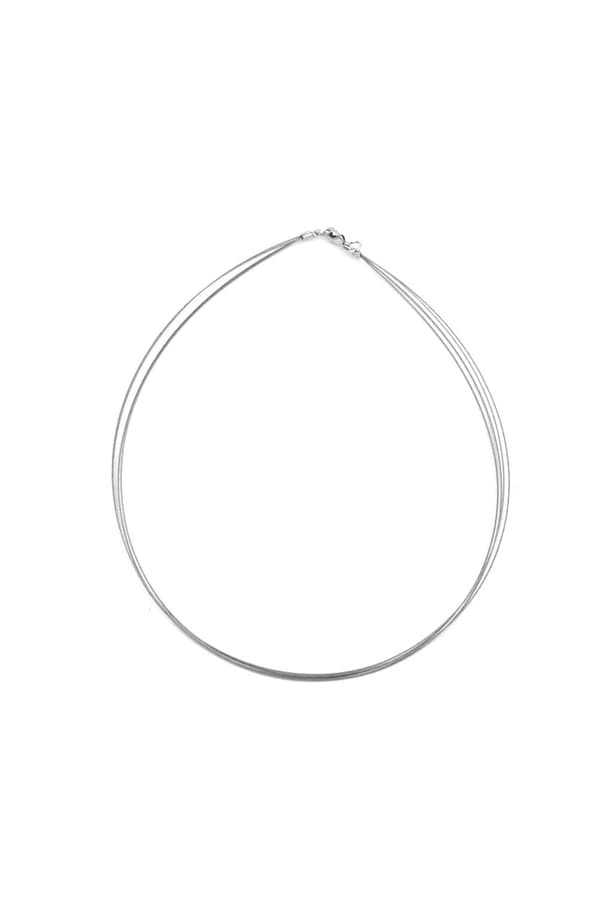 Necklace 4x Coated Steel Wire 40cm - GL02446